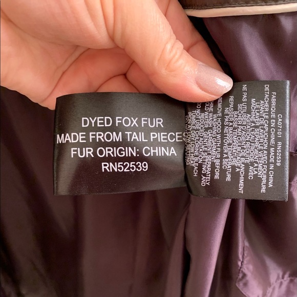 Platinum 🤎 Fox Fur Down Long Winter Coat - Picture 15 of 16